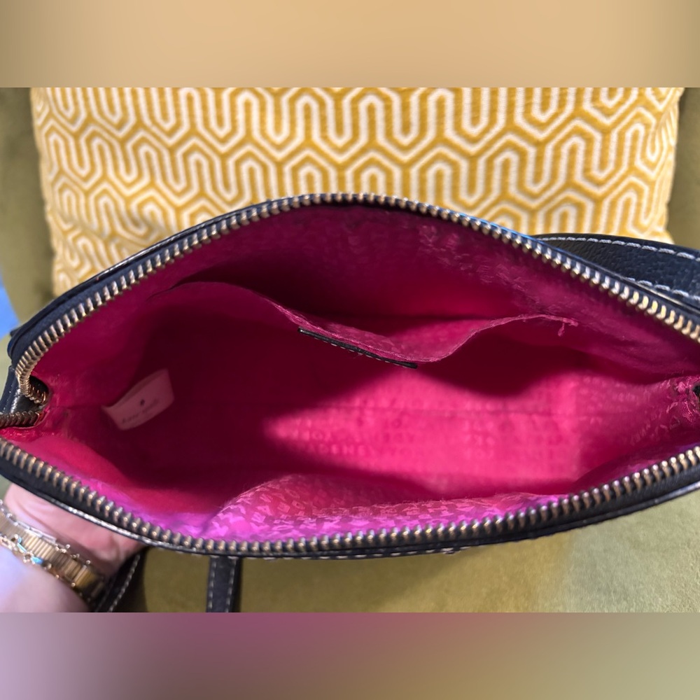 Kate Spade Small Black Domed Crossbody Purse Bag - Picture 5 of 5